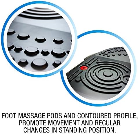 System 2000M Lite Anti-Fatigue Floor Comfort Mat 20" x 32" Gray
