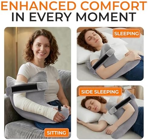 Shoulder Pillow - Arm & Rotator Cuff Pillow - Post Shoulder Surgery Support