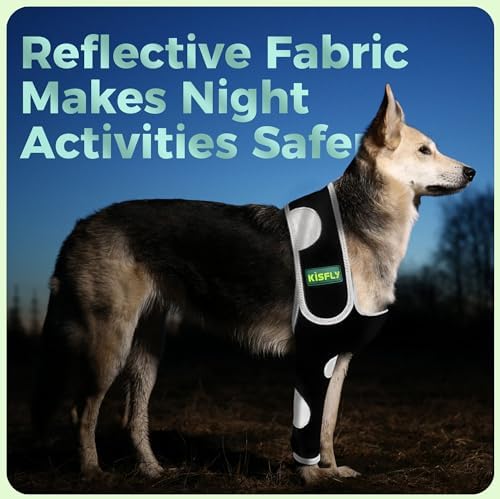 Dog Elbow Brace Front Leg, Shoulder & Elbow Protector Sleeve, L