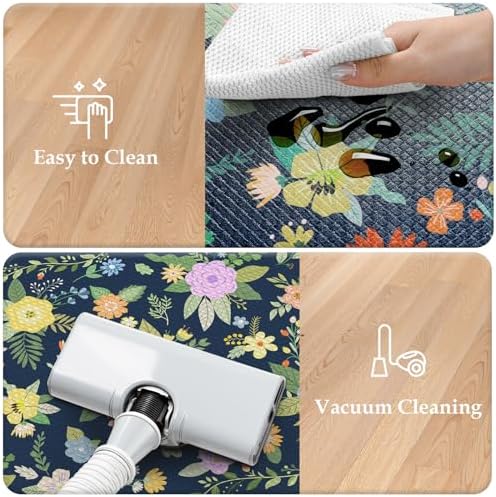 KIMODE Anti Fatigue Kitchen Mats for Floor,Farmhouse Rugs for Kitchen Floor