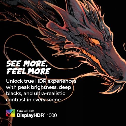AOC 27 Inch Gaming Monitor QHD 240Hz Mini-LED HDR1000, Q27G4ZMN