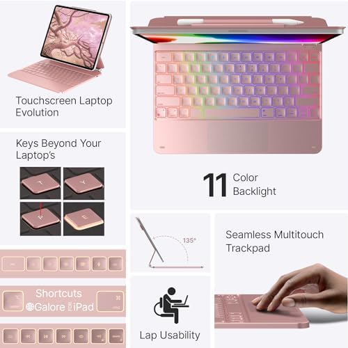 typecase Edge Magic-Style Magnetic Keyboard Case for iPad Air 13/Pro 12.9