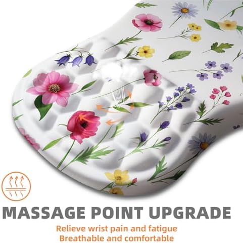 Ergonomic Mouse Pad Wrist Support for Carpal Tunnel Pain Relief