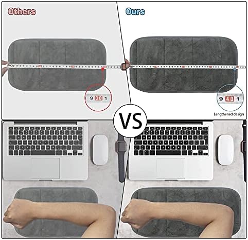 2 Sets Upgrade Computer Wrist Elbow Pad, DILIBRA Portable Memory Foam