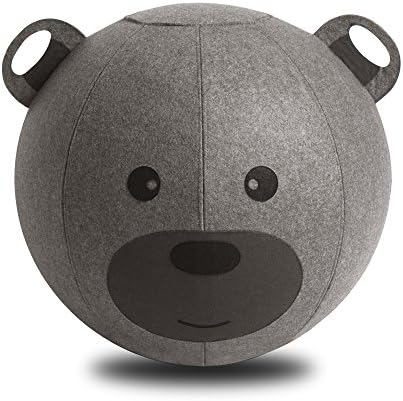 Vivora Niko - Sitting Ball Chair for Office and Home, Lightweight Self-Standing Ergonomic Posture Activating Exercise Ball Solution with Handle & Cover, Classroom & Yoga