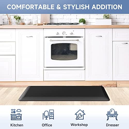 4/5 Inch Thick Kitchen Mats for Floor, StepRite Kitchen Rug for Standing