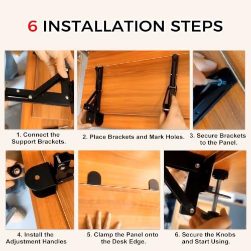 Desk Extender w/Wood-Grain Finish, Window Sill Extension Board