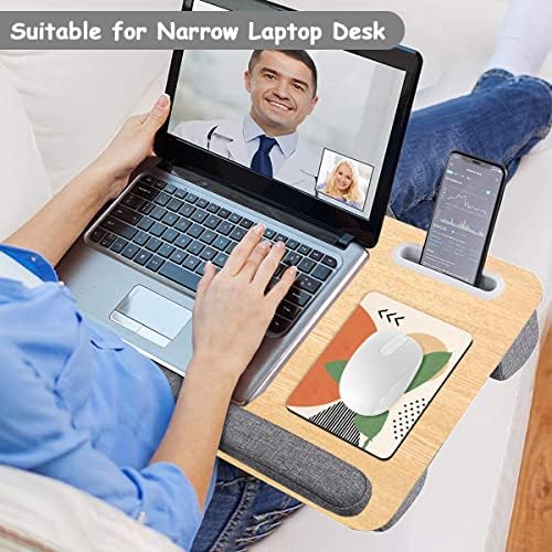 Dapesuom Small Mouse Pad, 6 x 8 Inch Thick Rubber Premium-Textured Non-Slip Portable & Washable Mini Mouse Mat for Women Men Wireless Laptops Keyboard Tray Gaming Office Travel, Abstract Painting