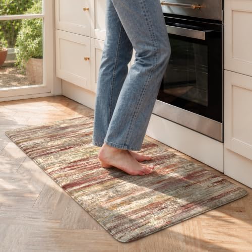 KIMODE Kitchen Mats Cushioned Anti Fatigue,Farmhouse Kitchen Runner 20"x39"