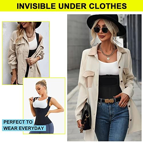 URSEXYLY Back Brace For Women Waist Trainer Adjustable Posture Corrector
