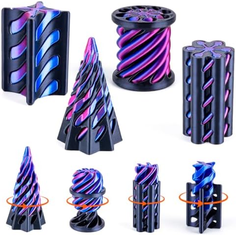 4-Pack Impossible Cone Fidget Toys, 3D Printed Passthrough Set