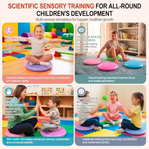 Amylove Wiggle Seat Inflated Wobble Cushion for Sensory Kid