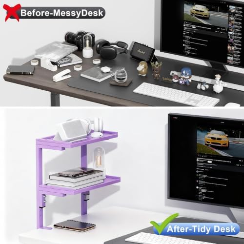 Spacrea 2 Tier Clamp on Desk Shelf