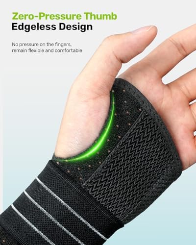 Rakiie Carpal Tunnel Wrist Brace Ergonomic Night Splint, Blue