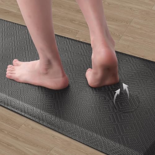 Anti-Fatigue Kitchen Mats for Floor Standing and Comfort Desk Mats 17"x39"