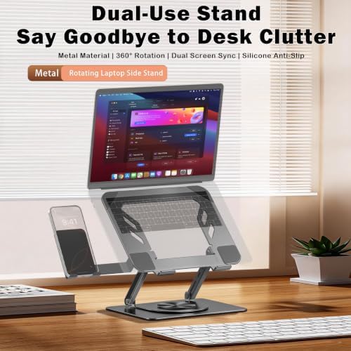 Laptop Stand with Phone Stand