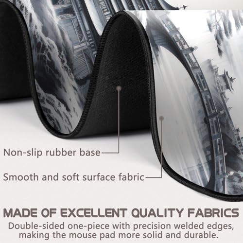 Gaming Mouse Pad, Large Mouse Pads for Desk, Mousepad Desk Matt for Desktop