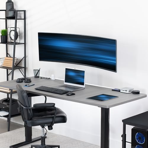 VIVO Black Single Ultrawide Wall Mount, Up to 49 in Screens, MOUNT-WCB01A