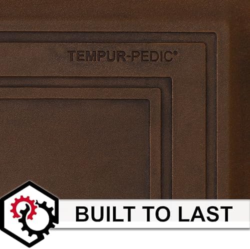 Tempur-Pedic Ultra Comfort Anti-Fatigue Frame Copper 1' 8" x 3' 6" Kitchen Floor Mat Cushioned Ergonomic Standing Desk Mat Waterproof Non-Skid Foam