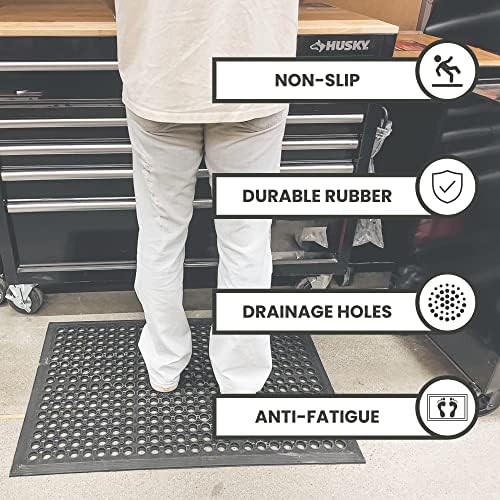 Envelor 4 Pack Anti Fatigue Bar Mat, Kitchen Floor Door Mat, 24 x 36 in