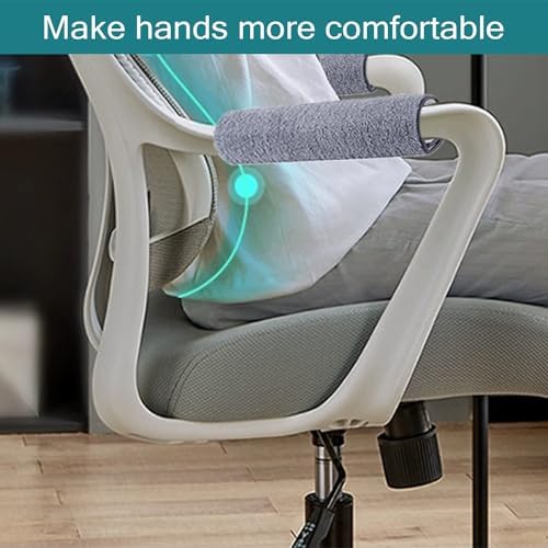 2 Pcs Wheelchair Armrest Pads Covers - Widened Self Adhesive Strips Comfortable and Protective for Wheelchairs, Office Chairs, and Armrest Chairs Comfort Padding Pressure (2 Pcs Size：M)