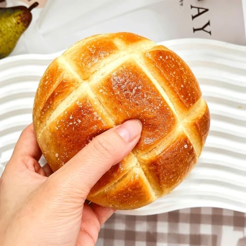 Bread Squishy Toy, Slow Rising Dumpling Squishy Stress Ball, Soft PU Toy