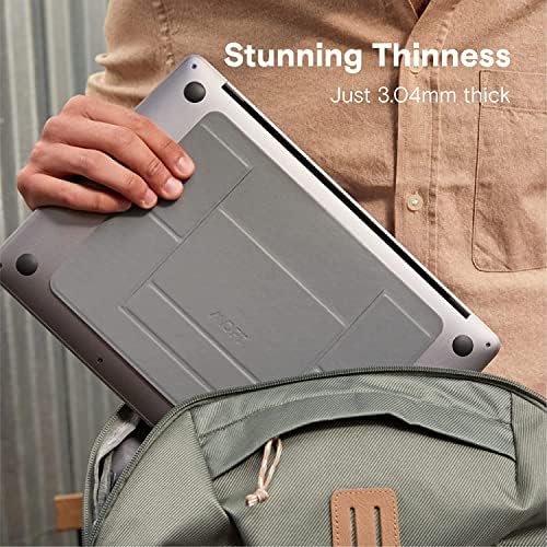 MOFT Adhesive Laptop Stand, Foldable &Portable Laptop Riser for Mobile Work