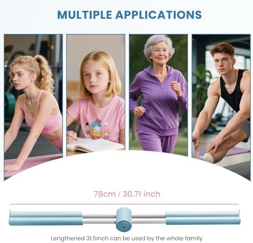 Yoga Stick - Posture Correction Stick - Posture Stick - Back Crack Corrector - Child Adult Hump Corrector - Neck Hump Corrector - Crack Corrector - Back Bulge 26-40in