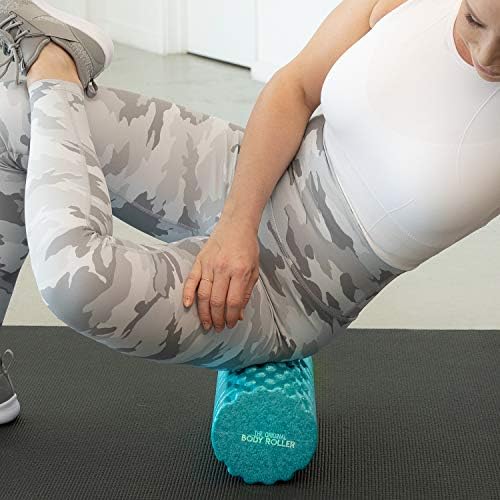 The Original Body Roller - High Density Foam Roller Massager for Deep Tissue Massage of the Back and Leg Muscles - Self Myofascial Release of Painful Trigger Point Muscle Adhesions (Turquoise)