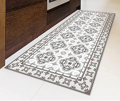 IRI-GIRI Vinyl Kitchen Floor Mat 63" x 23.6", Toscana 253