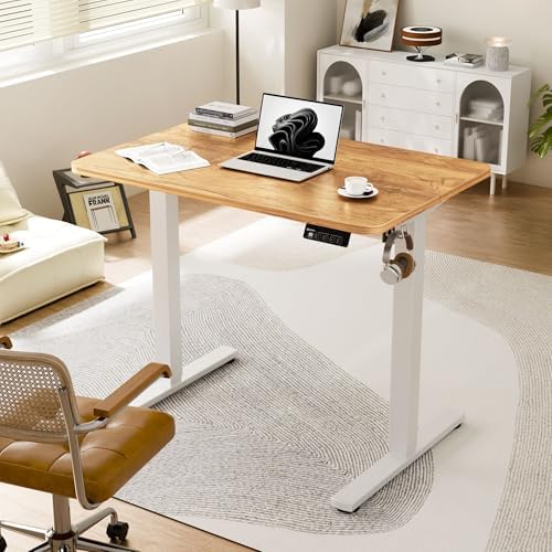 Small Standing Desk, 35"x24" Height Adjustable Sit-Stand for Home Office