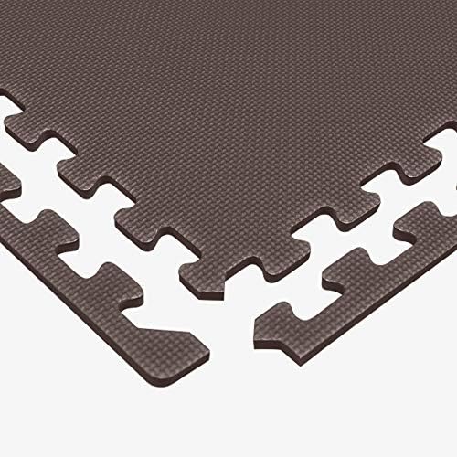 We Sell Mats 3/8" Thick Multipurpose EVA Foam Exercise Floor Mat, Interlocking Tiles, Anti-Fatigue for Home or Gym