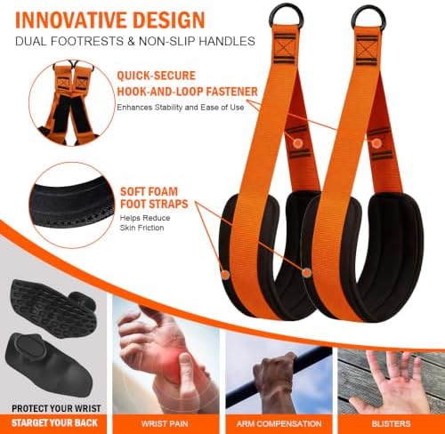 Pull Up Assistance Bands, Resistance Bands Set with Handles for Men Women, Workout & Exercise Bands, 5-Level Elastic Bands for Working Out, Stretch Bands for Home Gym, Stretching & Physical Therapy