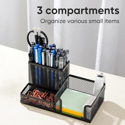 deli Mesh Desk Organizer, Black