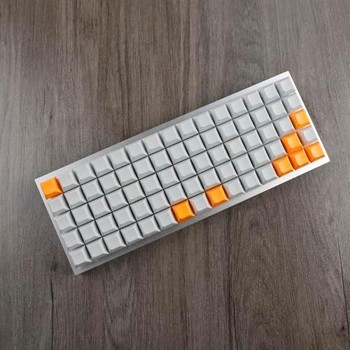 YMDK XDA DSA Blank Colorful PBT Keycaps Suitable for Ortholinear Layout MX Keyboard XD75 ID75 Split 36 Corne Split 46 Planck Preonic Niu40 (DSA 109)