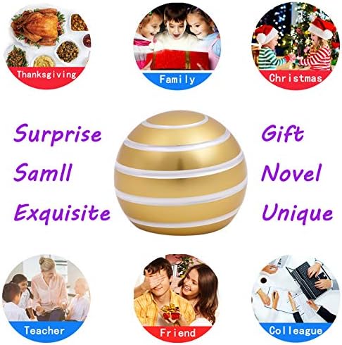 Desk-Kinetic-Toys Cool-Gadgets for Fidget: Cool-Stuff-Thing Game Toy for Adult Teen Children Kid, Stress Relief Optical-Illusion Gifts for Office School Home Man Women Christmas Spinning 180 Seconds