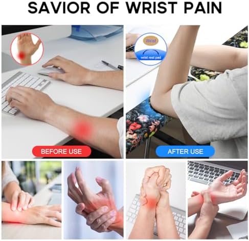 JIKIOU L-Shaped Desk Elbow Pad for Desk,Memory Foam Elbow Support Pad 2Pack