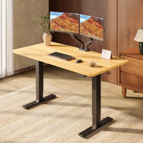 SANODESK 1'' Thick One-Piece 55 x 28'' Height Adjustable Standing Desk