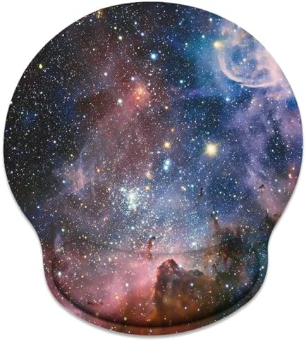 Britimes Ergonomic Mouse Pad with Wrist Support, Galaxy Nebula