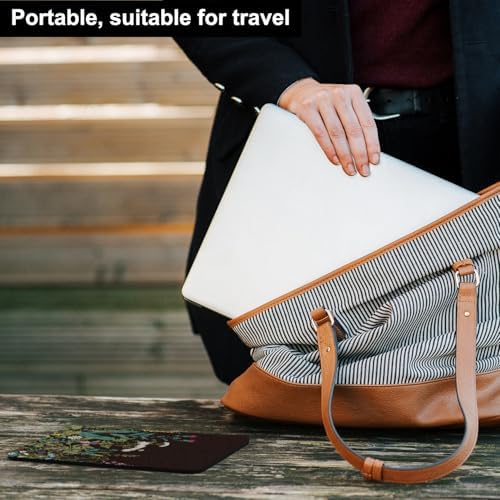 Audimi Small Mouse Pad 6 x 8 Inch, Mini Mouse Pad Thick for Laptop Wireless Mouse Home Office Travel, Portable, Washable (Weeds)