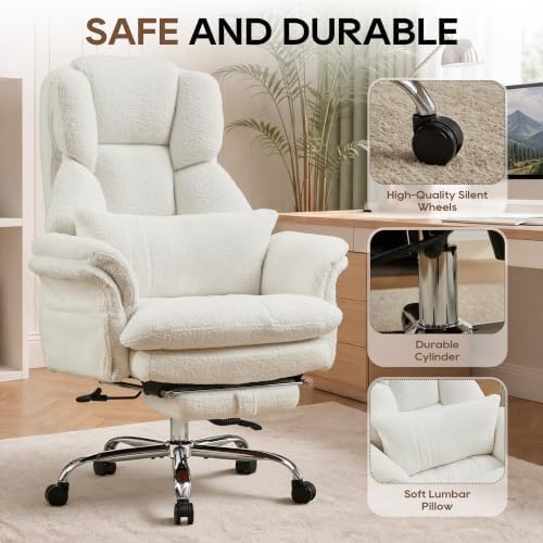 Big and Tall Criss Cross Legged Office Chair with Flip Armrests
