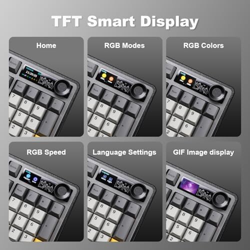 AJAZZ AK980 Wireless Mechanical Keyboard(Black,Murad Switch)