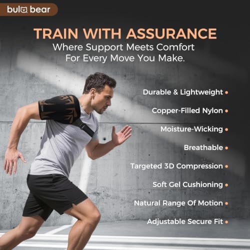 Rotator Cuff Shoulder Brace for Women & Men with Copper Fiber