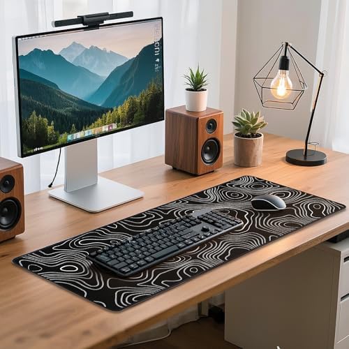 Mouse Pad Gaming - Desk Mat for Keyboard and Mouse - Large Mouse Pads for Desk, Gaming Mousepad with Non-Slip Base, Desks Pad (31.5" X 11.8") for Game, Office and Home