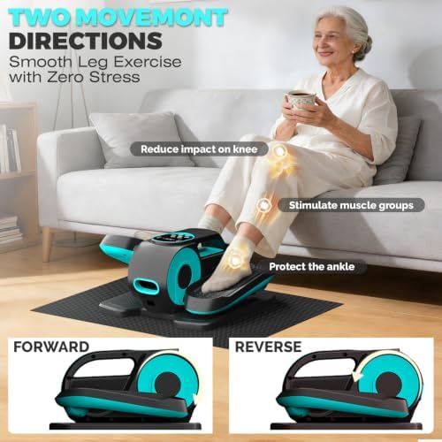 Under Desk Elliptical Leg Exerciser as Seen on TV Sitting for Senior