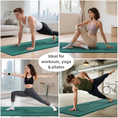 ILILI Exercise Mat 72''x25''×0.3''(8MM)