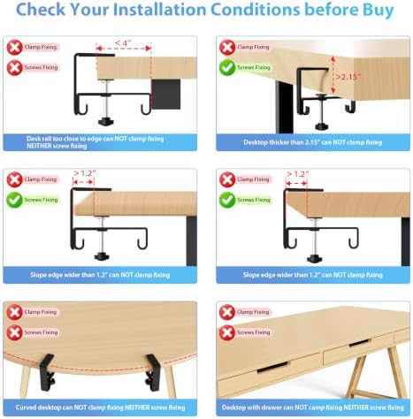 KEEGH No Drill Fabric Under Desk Cable Management Tray 28 in,Black