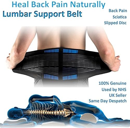 Back Support Brace, Deluxe Neoprene Double Pull Support Lumbar Lower Back Brace and Waist Support Belt for Immediate Relief for Back Pain, Herniated Disc, Sciatica, Scoliosis and More