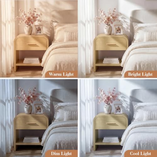 Night Stand, 1-Drawer and 1 Storage Shelf