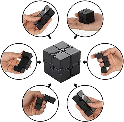 Infinity Cube Fidget Toys for Kids, Adults Anxiety Relief Items Fidget Cube (Pack of 2)